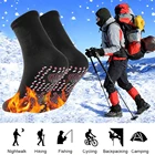 Магнитные носки из турмалина, Самонагревающиеся терапевтические магнитные носки, унисекс теплые удобные медицинские зимние лыжные носки