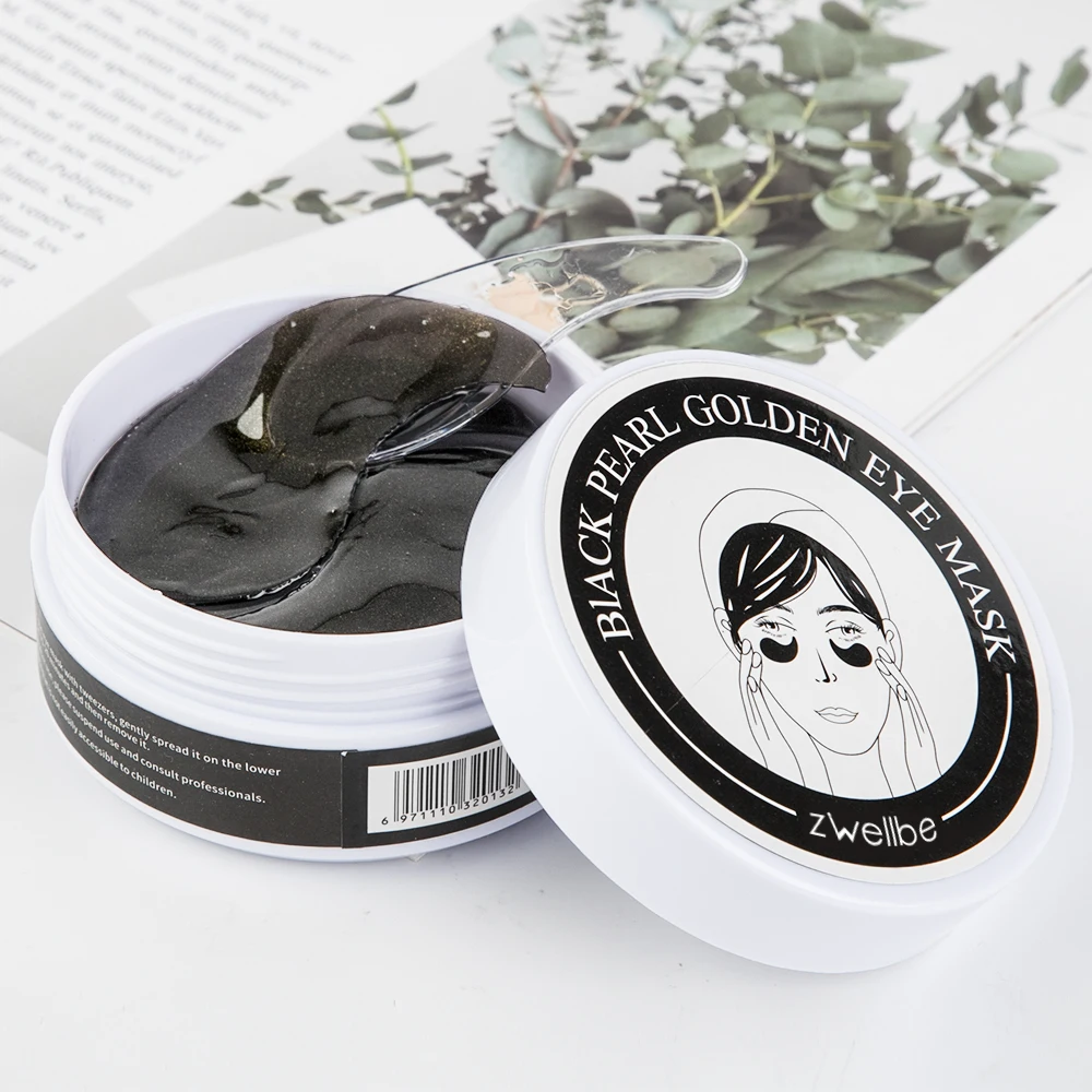 Черная жемчужина золотые маски для глаз 60 шт. гидрогелевые патчи ремонт удаления