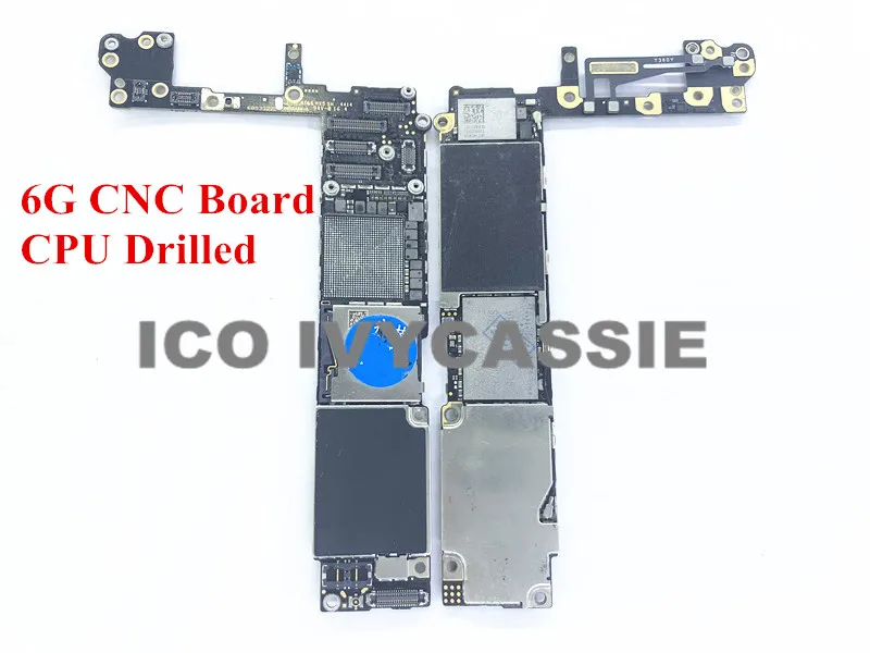 

For iPhone 6 6G CNC Board Drilled With CPU 16GB 64GB 128GB iCloud Locked Motherboard Remove CPU Swap Mainboard Logic Board