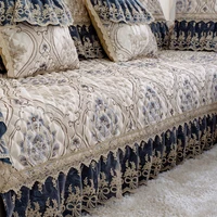 high end luxury sofa sets cover sofa blue jacquard lace sofa slipcovers cotton linen sectional couch covers lace towel case sofa