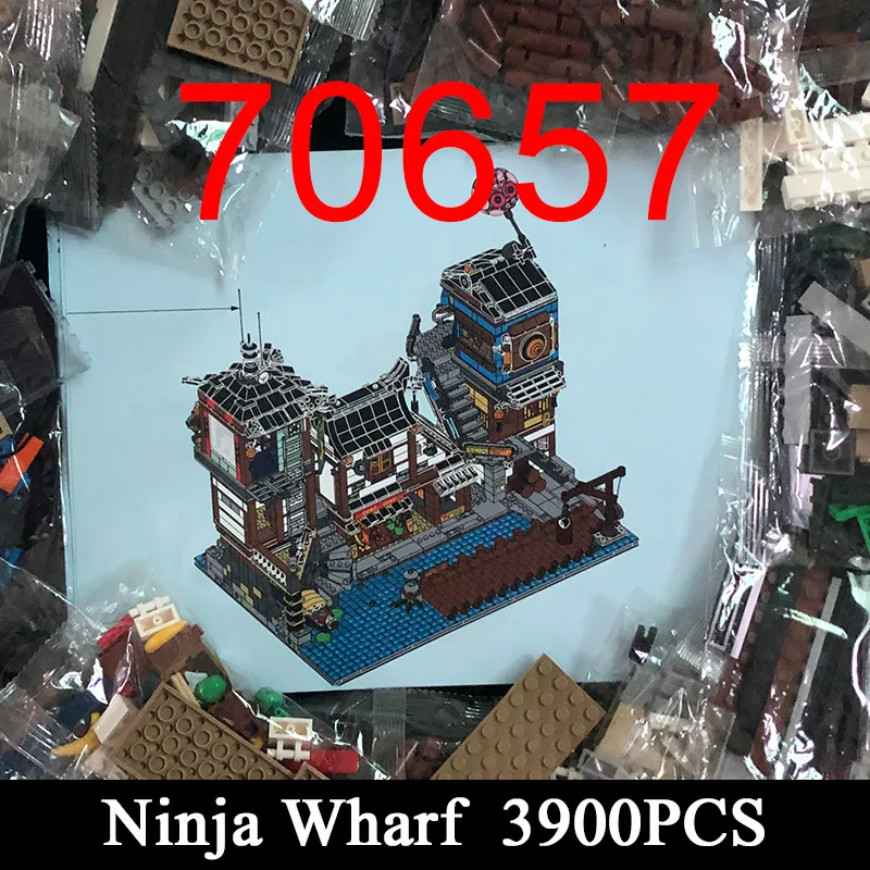 

MOC Movie Series 06083 City Docks Model 70657 3900PCS Building Blocks 99016With Figures Bricks Kid Education Toys Birthday Gifts