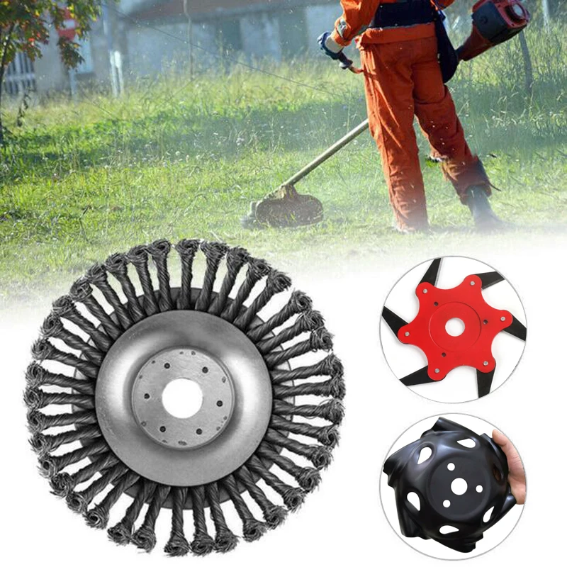 Новая режущая головка для щетки стальная проволока триммера травы редуктор