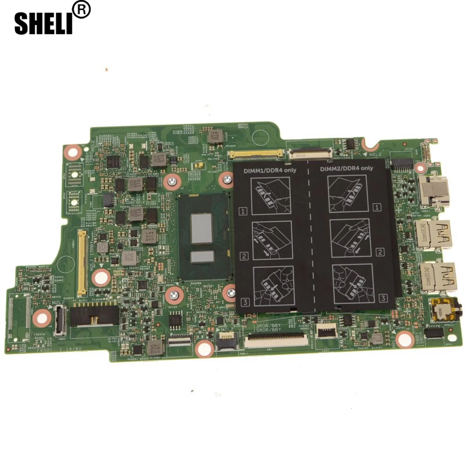 Материнская плата DNKMK - PCB с i7-8550U встроенным CPU для Dell Inspiron 13 5379 / 15 5579 | Компьютеры и
