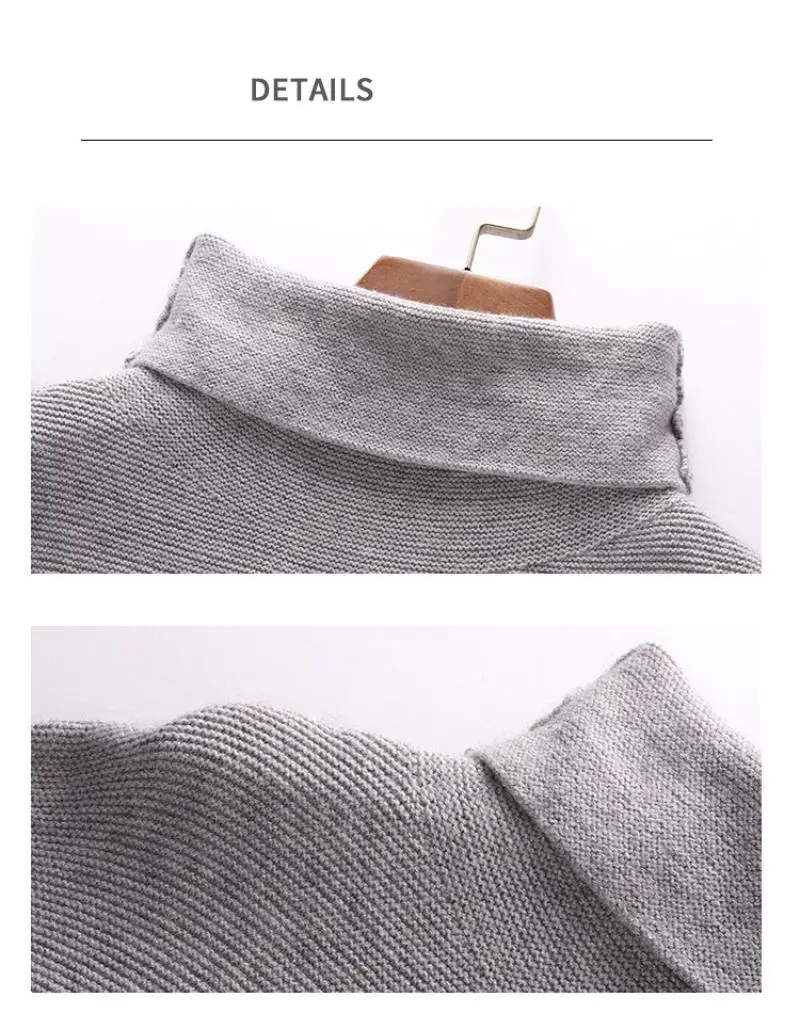 

Turtleneck Sweater Autumn Winter Knitted Jumper Women's Sweaters Casual Loose Long Sleeve jacket Pullovers Warm Sweaters Female