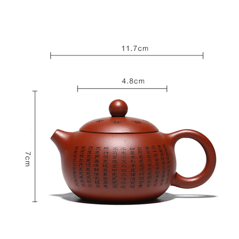 

Yixing Teapot Xishi Kettle Handpainted Kung Fu Zisha Teaware Send Gift Box