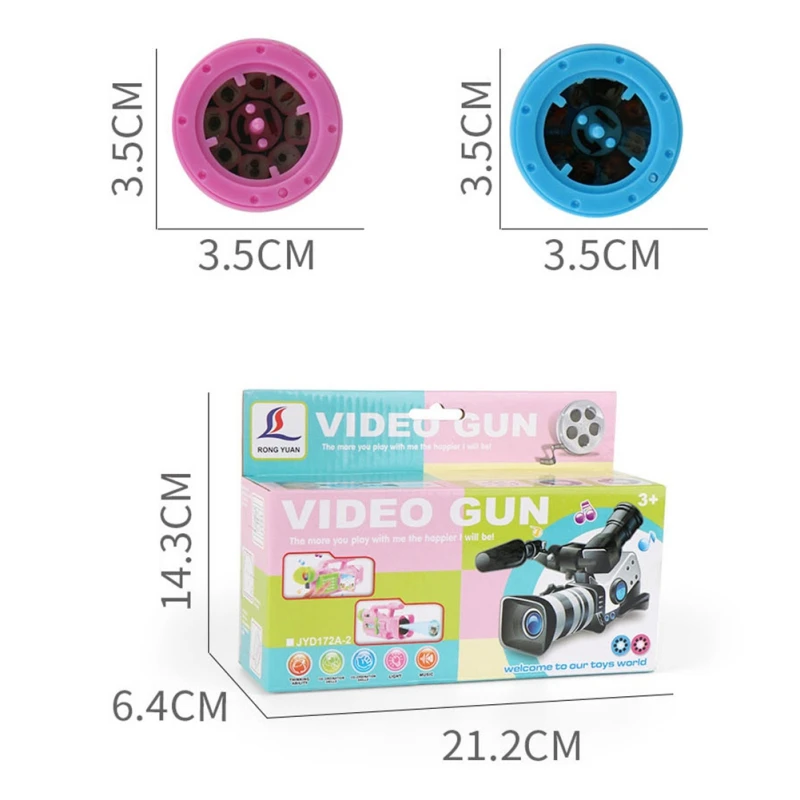 Детская проекционная имитация камеры обучающая Веселая интерактивная игрушка светильник Кая музыкальная