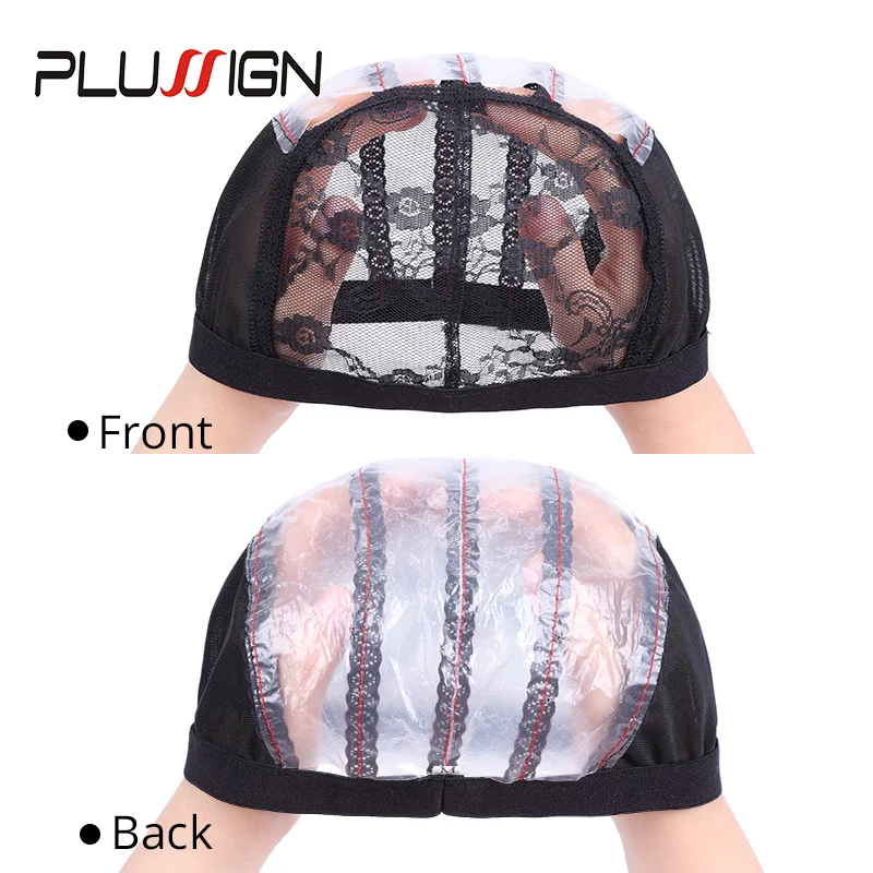 Набор для изготовления париков расческа волос и шапочка черная сетка купольная