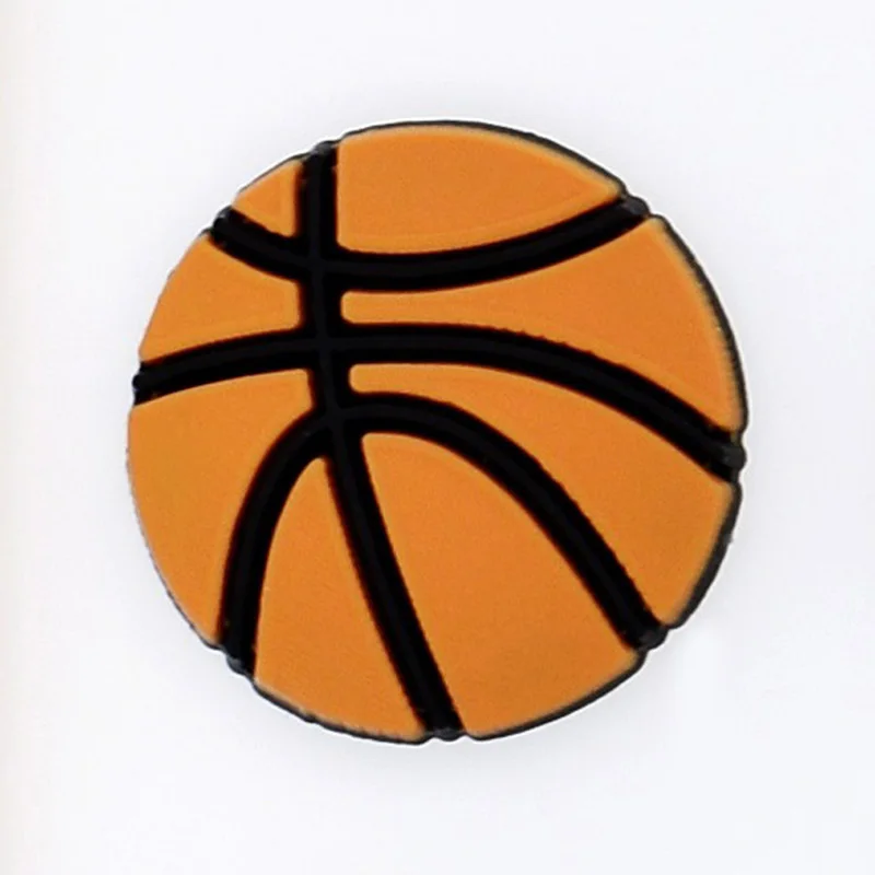 1pcs Sports Style Shoe Charms Basketball/Soccer/Baseball/Football Model Garden Shoe Accessories croc jibz for Kid X-mas gift