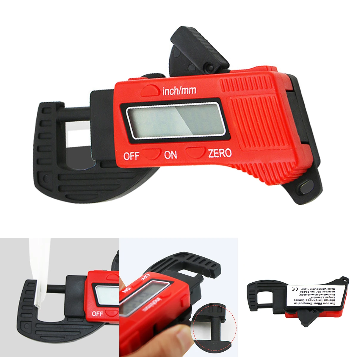 

0.01mm Mini Digital Thickness Gauge Dial Thickness gauge Caliper Meter Carbon Fiber Composites Width Measuring & Gauging Tools