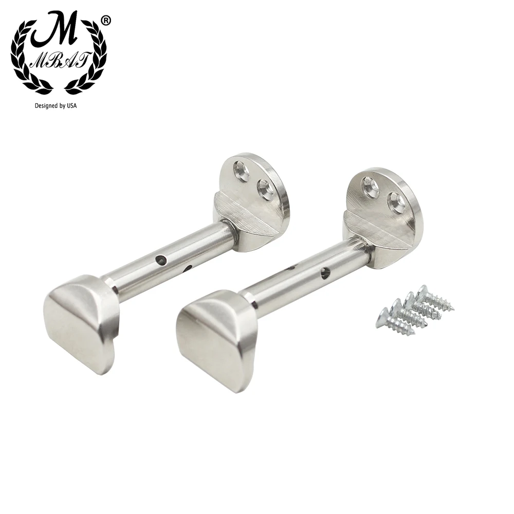 

M MBAT 2 Pcs/set Violin Chin Rest Clamp Chinrest Screws High quality Stringed Instrument Accessories 3/4 4/4 Violin Music Tools