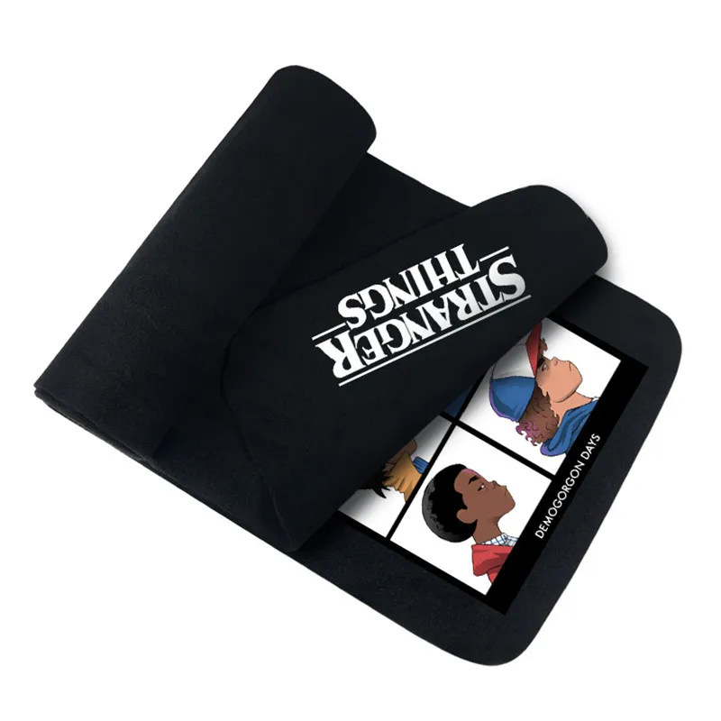 Теплый шарф унисекс из аниме очень странные дела для мужчин и женщин мягкая