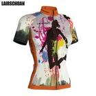 LairschDan 2021, Женская велосипедная одежда с коротким рукавом, Майо, быстросохнущая велосипедная Джерси, женские велосипедные рубашки, MTB, женские велосипедные рубашки