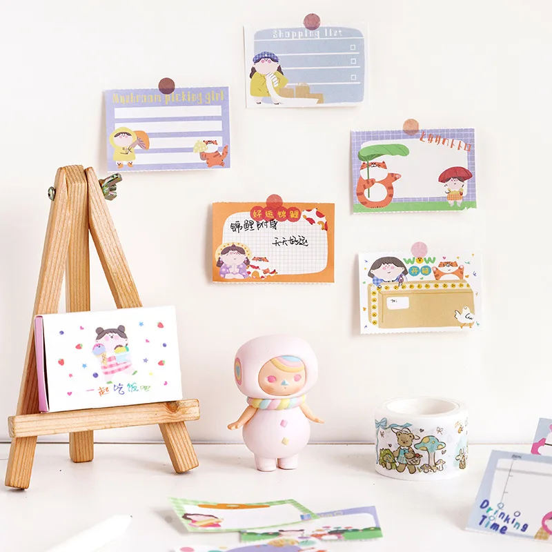 Ретро Новый симпатичный блокнот для записей с сообщениями декоративные