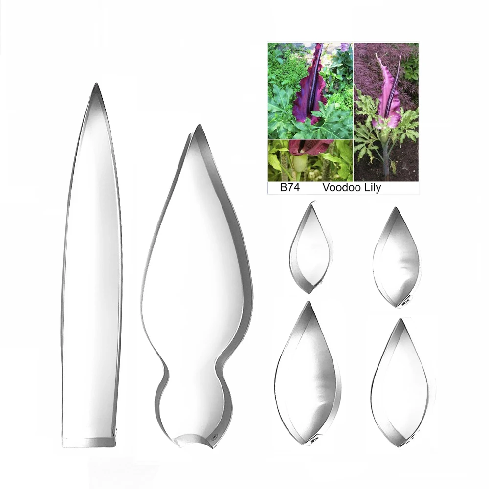 Сахарная мастика Voodoo лилия ножи для цветов украшения выпечки тортов полимерная