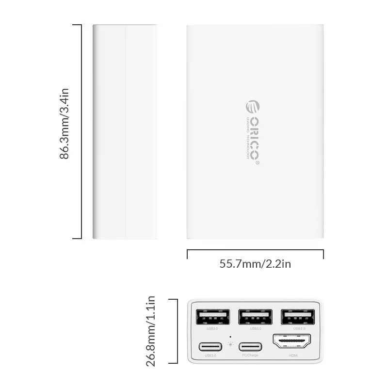 Тип с разъемами типа C и USB3.0 * 3/Тип-C/HDMI PD док-станция поддерживает Системы Windows Linux