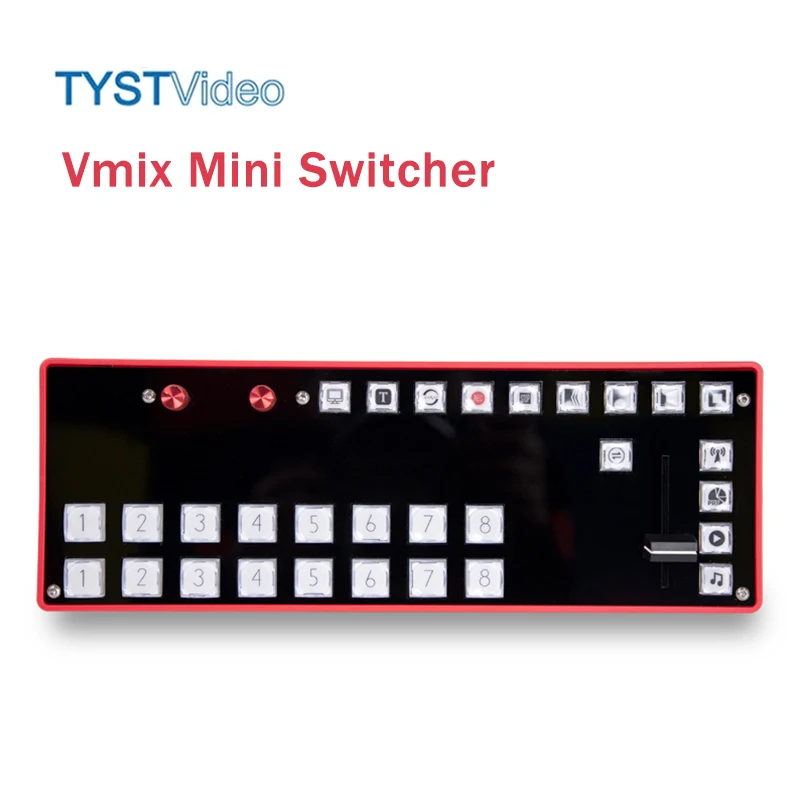 Мини-переключатель TYST Vmix панель управления для видеозаписи MIDI2.0 коммутатор с