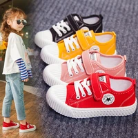 childrens casual shoes kids sneakers candy color soft stretch fabric breathable slip on sports shoes for boys girls fashion hot