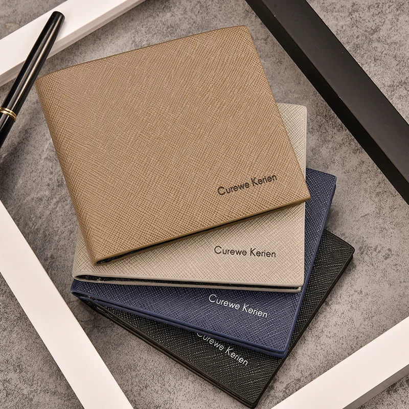 Топ 2019 Винтажный Мужской кожаный брендовый Роскошный кошелек короткие тонкие