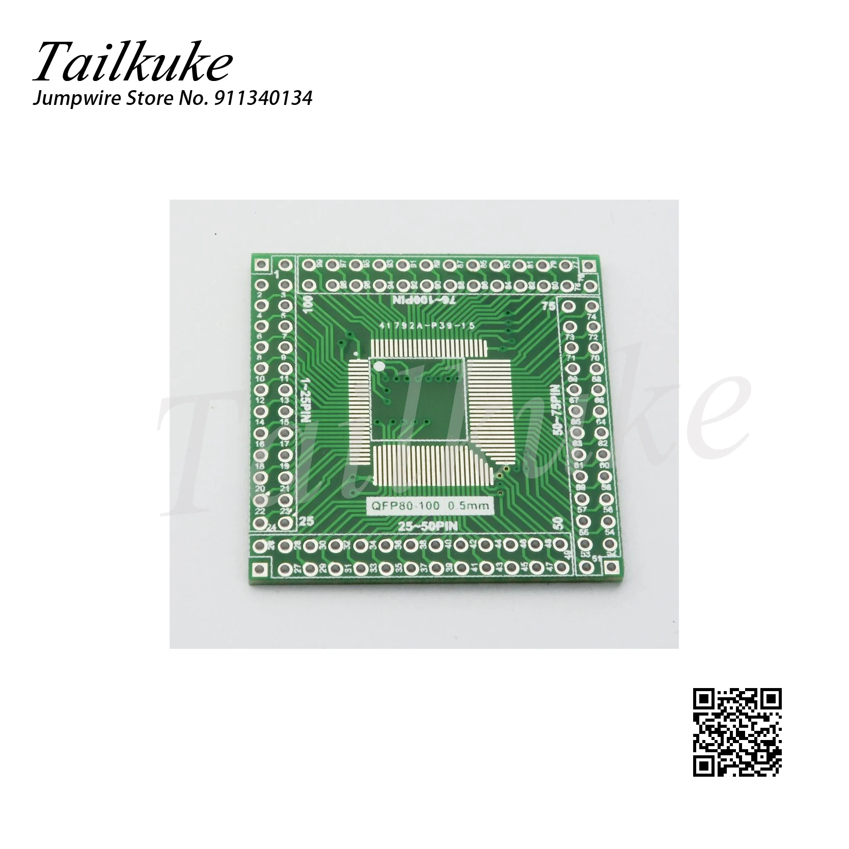 

QFP/EQFP/TQFP/LQFP100/80 SMT для подключения пустой платы передачи ЦП 0,5 мм