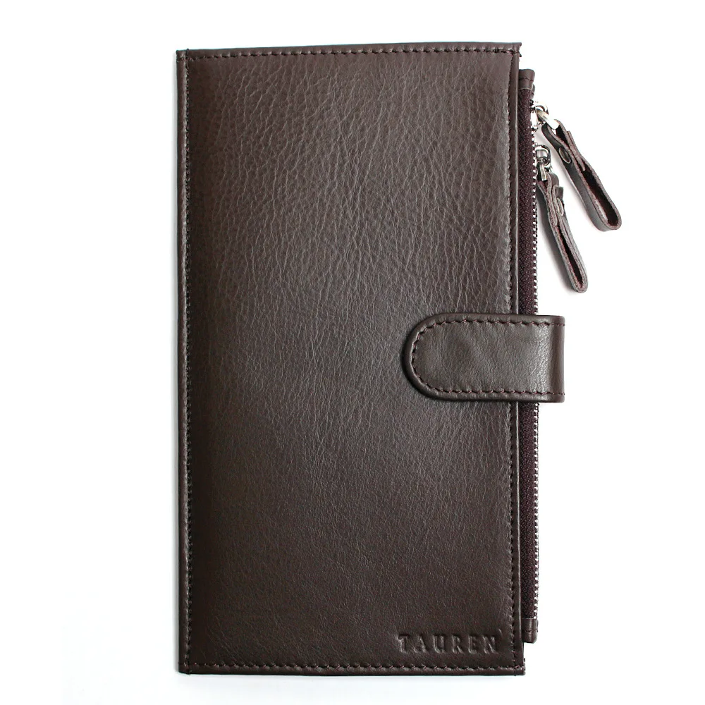 Многофункциональный мужской кошелек xin yong ka bao из воловьей кожи Складывающийся