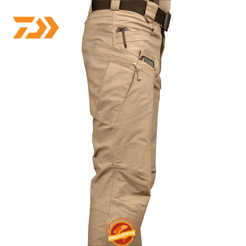 

New Daiwa Breathable Waterproof Fishing Pants Camouflage Hiking Hunting Camping Outdoor Wear Thin Spring Fishing Clothes