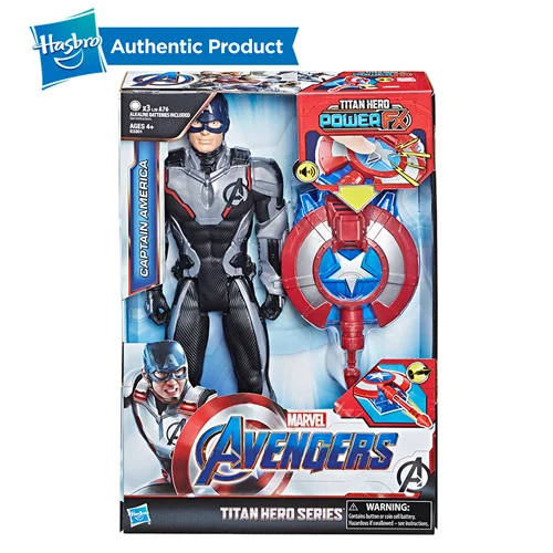 E3301-AMERICA Hasbro Marvel Мстители 12 дюймов эндшпиль Titan Hero power FX Капитан Америка Железный человек Человек-муравей Капитан Marvel детская игрушка подарок - Цвет: E3301-AMERICA