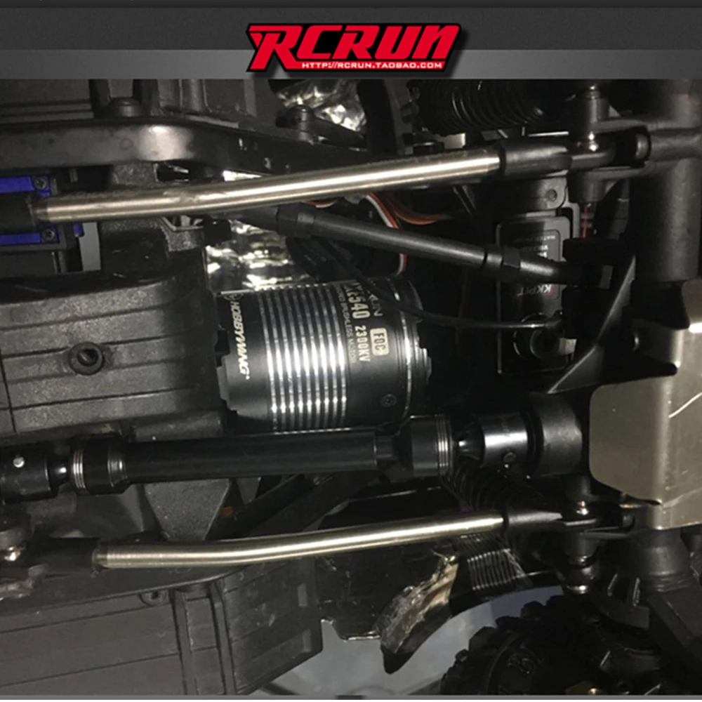 Тяжелый стальной приводной вал RCRUN CVD 80-170 мм для 1/10 RC Crawler Axial SCX10 90046 III AXI03007 TRX4 TRX6 GEN8