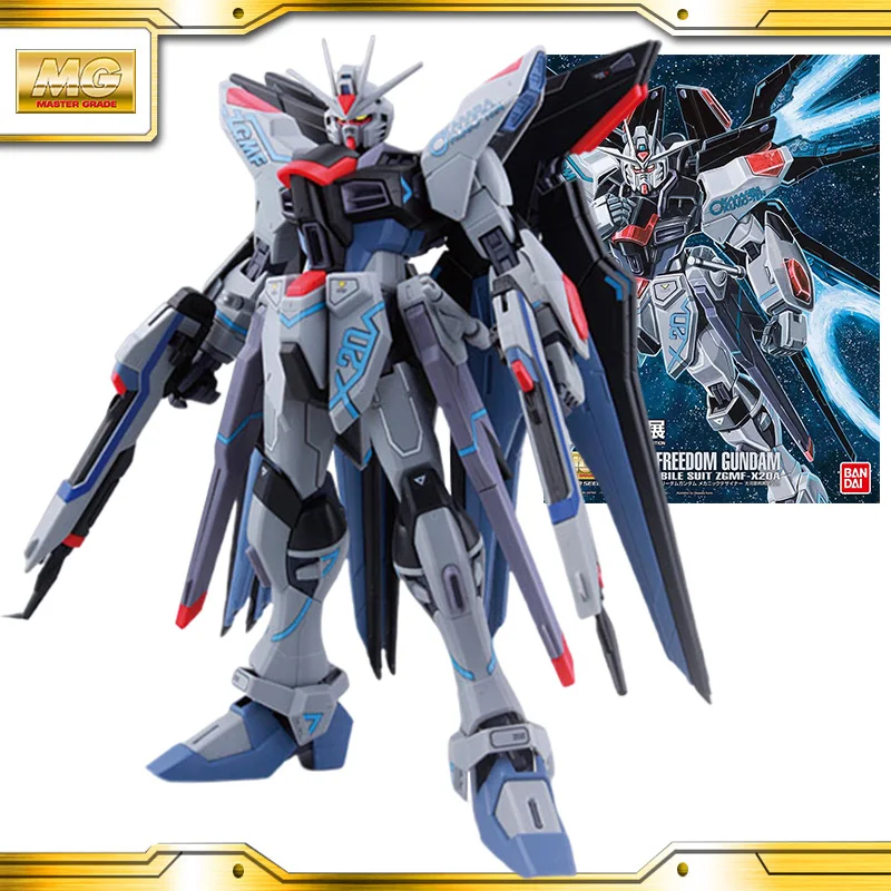 

Original BANDAI GUNDAM MG 1/100 ZGMF-X20A Strike Freedom Gundam model Kids Assembled Robot Anime Action Figure Toys