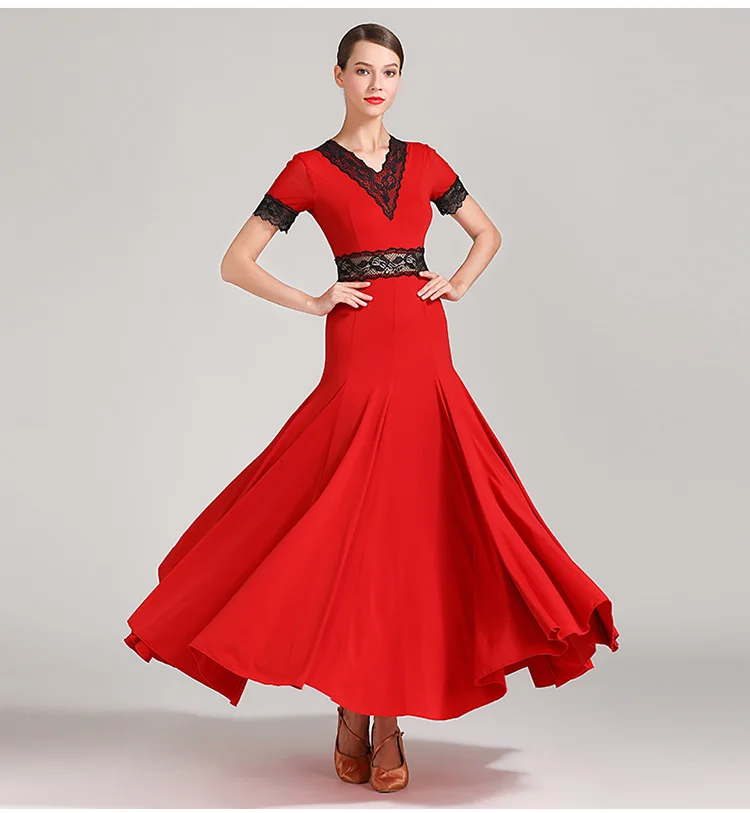 Длинное платье для бальной комнаты стандартные женские платья бальных танцев