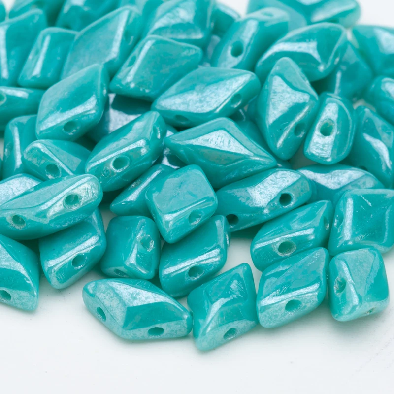 Taidian Design Beads 8*5 мм с двумя отверстиями GD чешское блестящее покрытие сделай сам не