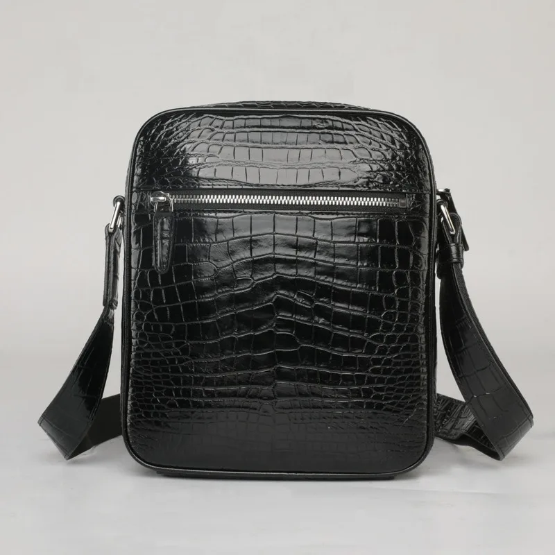 

Мужская Роскошная деловая сумка на одно плечо из натуральной кожи, Высококачественная сумка-мессенджер для отдыха, Большая вместительная м...