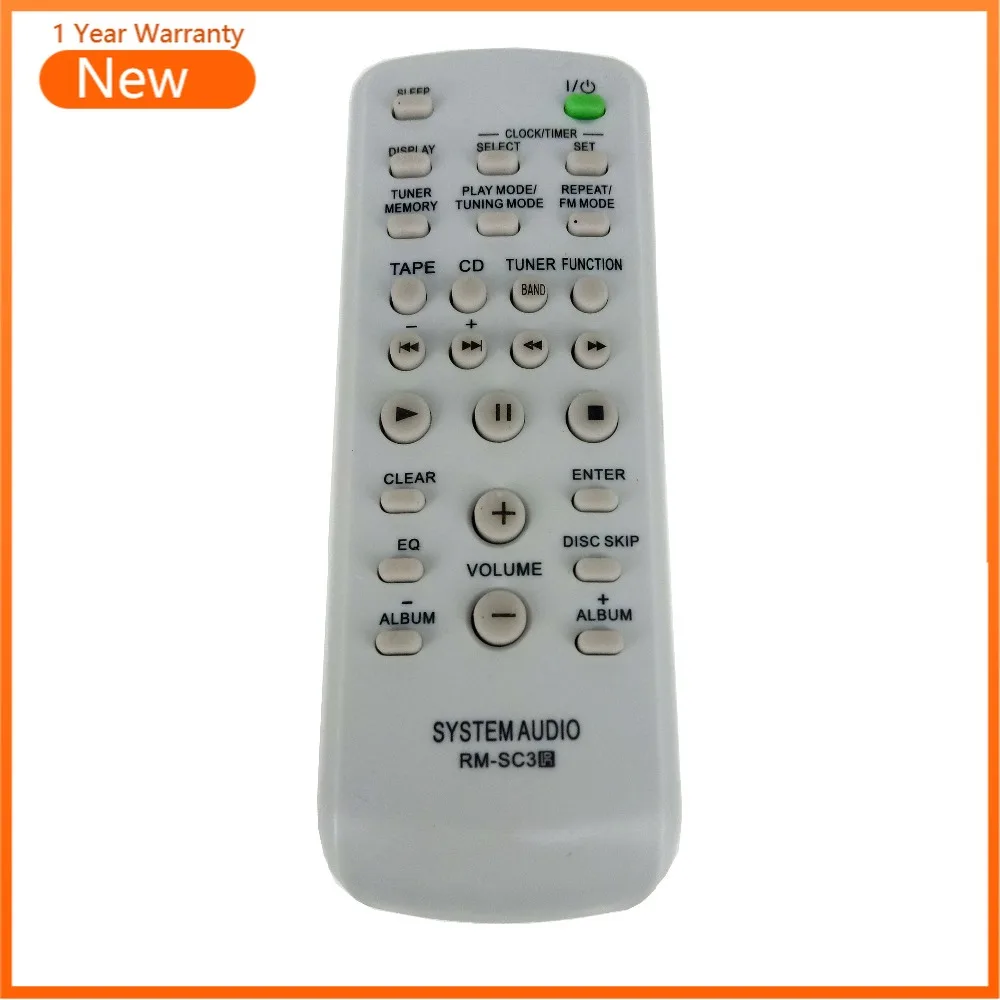 Для SONY CD HIFI System Audio Remote Control RM-SC3 для CMTCP555 CMTHPX7 CMTNE5 LBTZX6 LBTZX8 LBTZX9 MHCGX250 Замена |