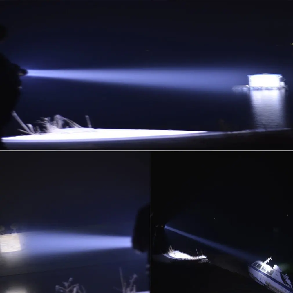 100 Вт супер яркий прожектор Портативный перезаряжаемый светодиодный фонарик для