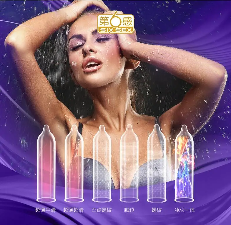 24 шт./лот 6 видов натуральные презервативы Latexs с разным ощущением для задержки
