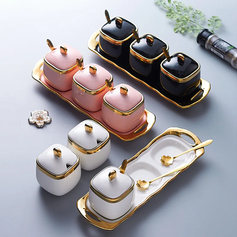 

Seasoning Bottle Spice Jars Ingredients and spices Pepper can storage can Storage Box Food Storage Box kitchen storage box food