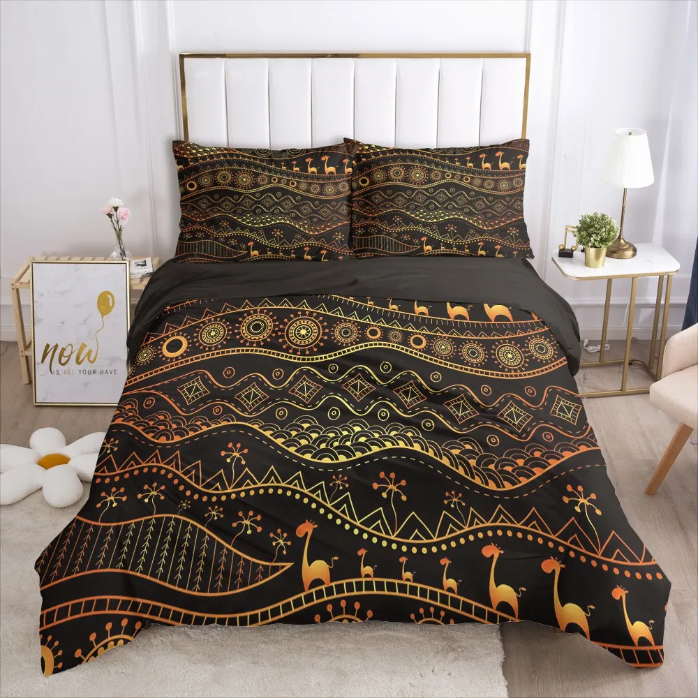 

3D Bedding Sets Duvet/Quilt Cover Set Bed Bedding Bags Pillow Cases King Queen Full Double Size Modern Style Home Textile