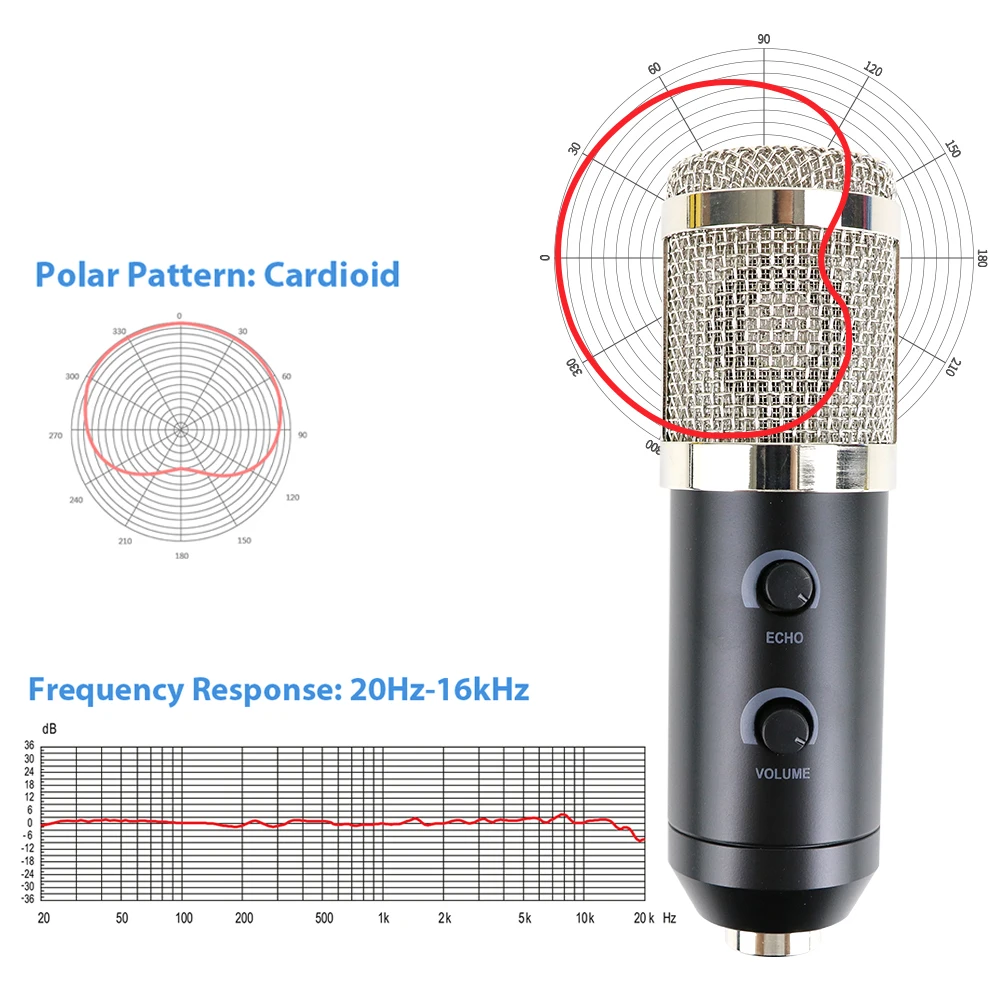 Микрофон microfono bm 900 USB для караоке Студийный конденсаторный микрофон 800 записи