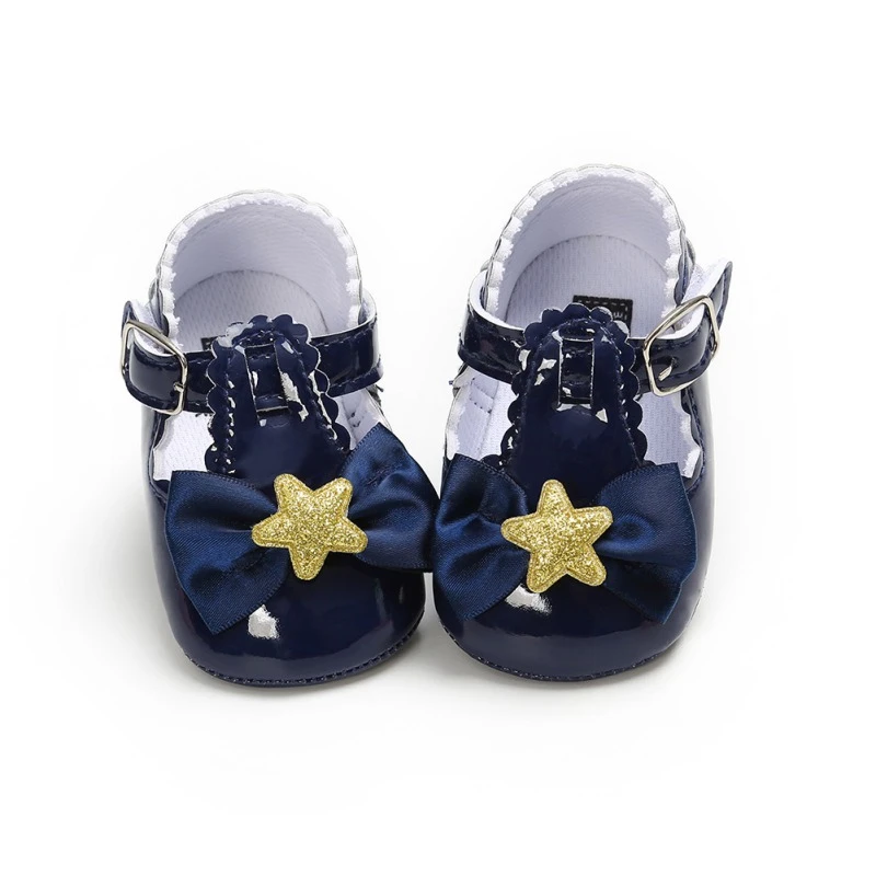 

Baby Girl Casual Shoes Cute Bow Princess Shoes Stars Soft Bottom Toddler Girls Shoes First Walkers Children Casual Shoes