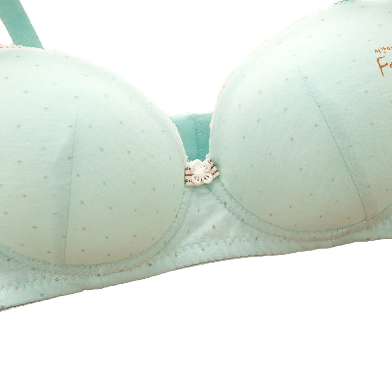 Новые Красивые хлопковые носки удобные девушек с маленькой грудью Бюстгальтер