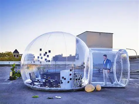 Надувная палатка прозрачный домик для кемпинга воздушный шар купол Igloo