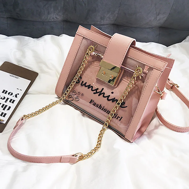 2020 Горячая Распродажа Новая женская прозрачная сумка Прозрачная ПВХ маленькая