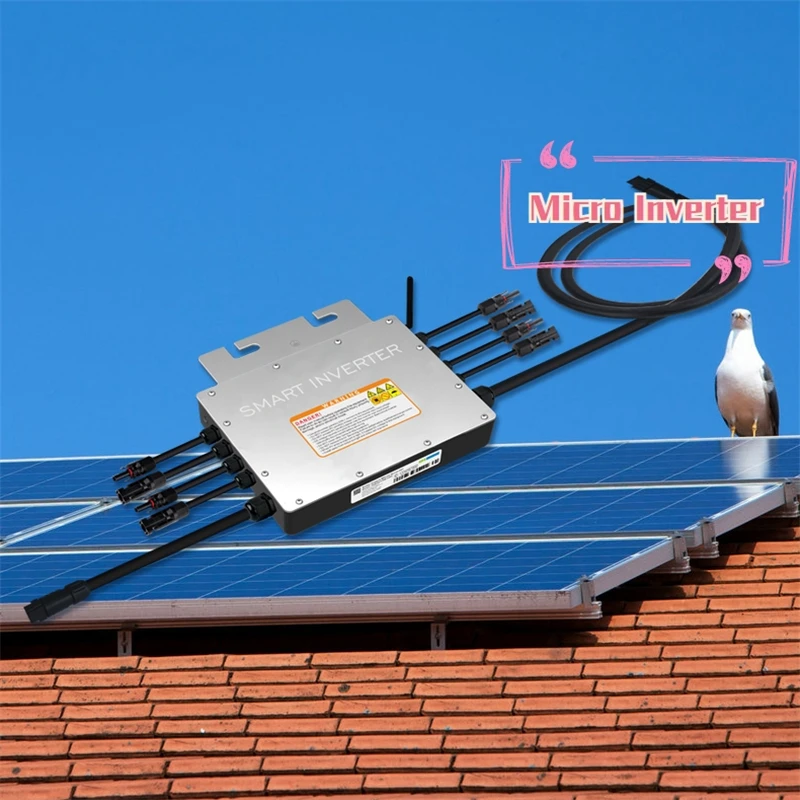 

Micro Inverter SG1200MQ Solar Grid-Connected Inverter MPPT Sine Wave Output 1200W With CE Certification