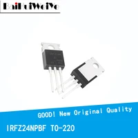 10 pcs irfz24npbf irfz24n to220 irfz24 new and original ic chipset mosfet 17a 55v to 220