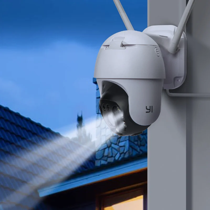 YI 1080P PTZ наружная камера Wifi цифровой зум AI человеческое автоматическое