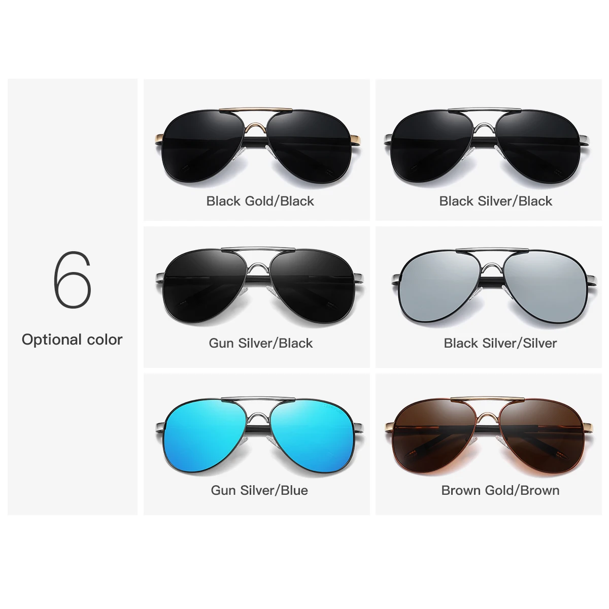 Мужские солнцезащитные очки DEARMILIU поляризованные с защитой от ультрафиолета UV 400