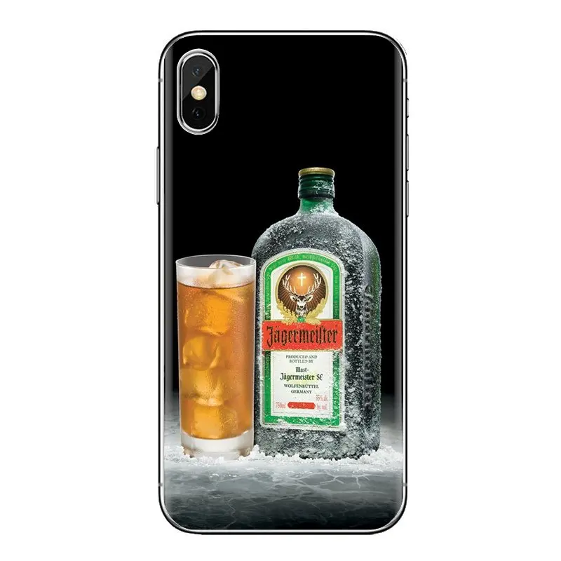 Jagermeister Ретро бутылка Прозрачный чехол из термополиуретана для Xiao mi 6 A1 Max x 2 5X 6X Red