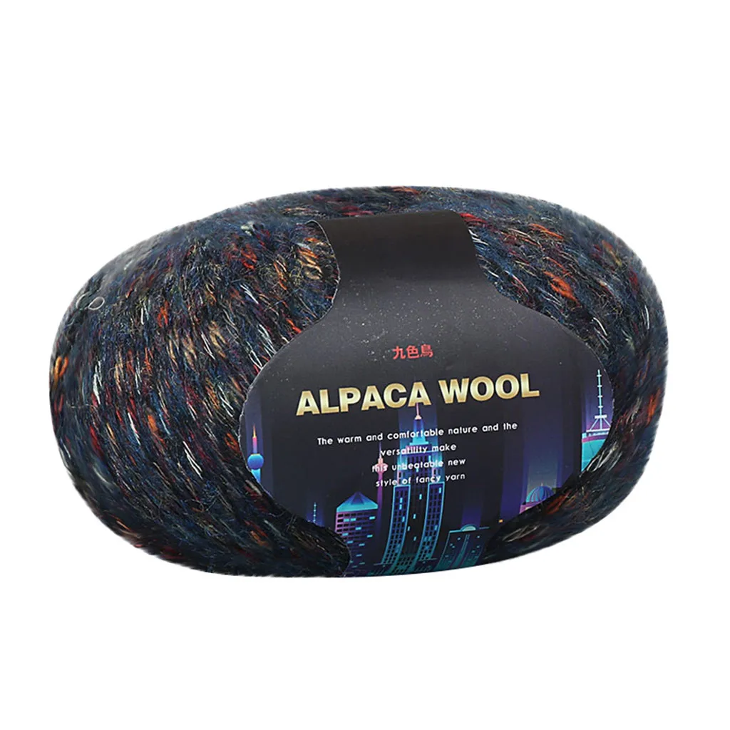 Красочные Alpacawool ручной вязки пальто свитер шарф линии из толстой шерсти инновационные и удобные товары для дома