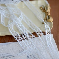 hot sale water soluble embroidery lace dress elegant white dress accessories clothing lace h302