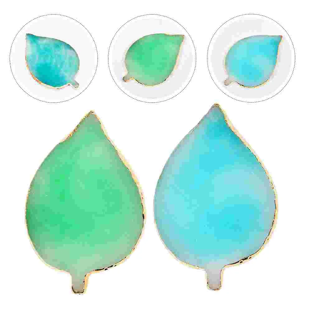 

2PCS False Nail Tip Display Plates Nail Leaf Modelling Palettes Nail Art Tools