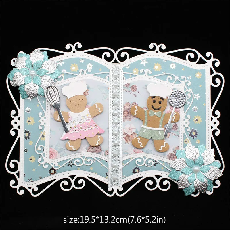 Элегантная рамка-брошюра металлические трафареты для рукоделия скрапбукинг